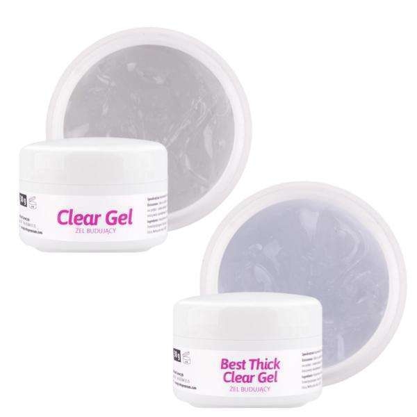 Buildergel kit transparent 2x30g (thick clear + clear) UV/LED