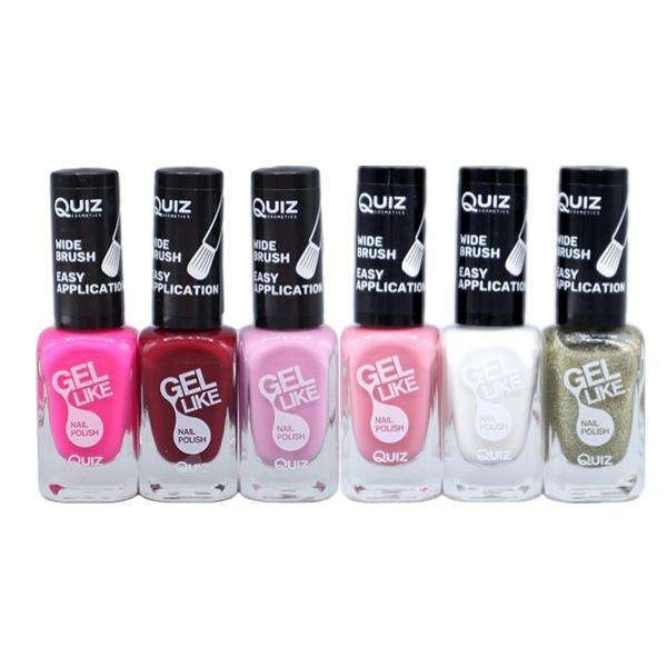 Nagellack set 6-pack 10 ml/flaska