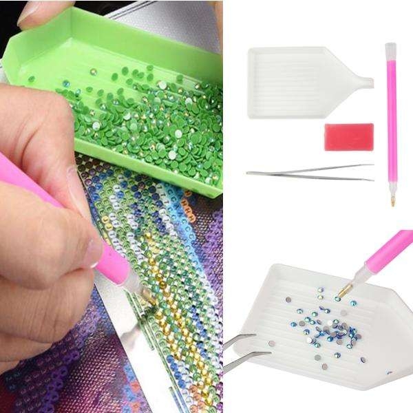 4st delar - Penna för Diamond painting - Diamantmålning - Kit