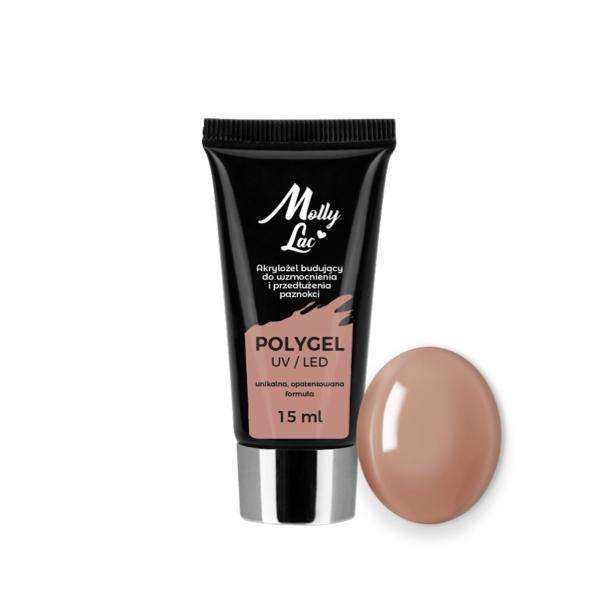 Pybugel Powder Polygel - Powder gel - Light brown 15ml - Akrylgel | CDON