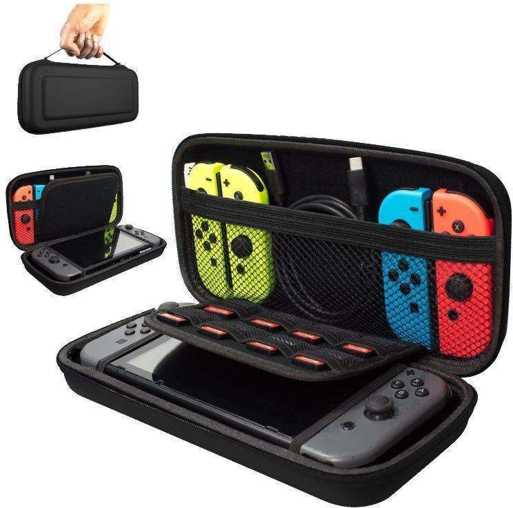 Förvaringsväska hård - Fodral kompatibel med Nintendo Switch - Organizer
