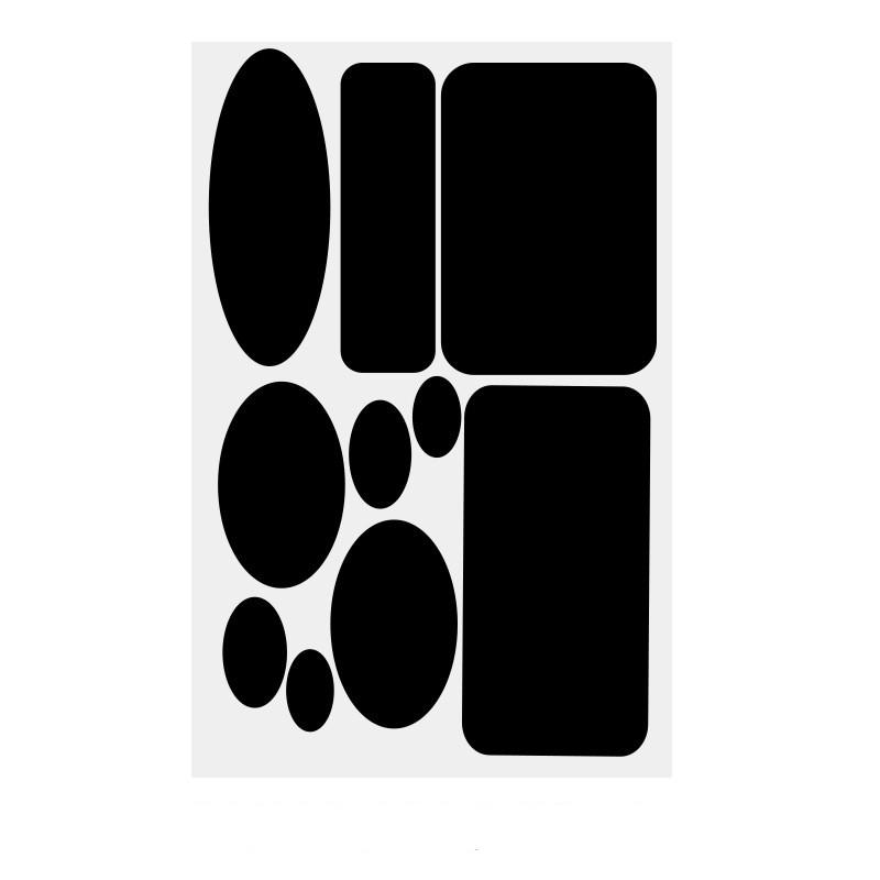 Selvklebende vanntette lapper for klesreparasjon - 10 stk