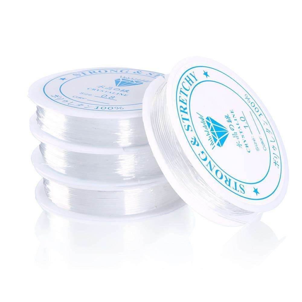 Smyckestillverkning: 5-Pack Transparent Elastisk Tråd