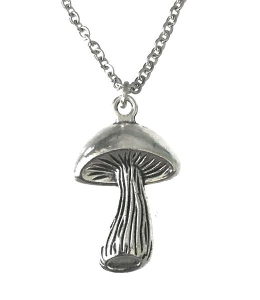 Halsband Svamp Riska Mushroom Höst Rostfri Kedja