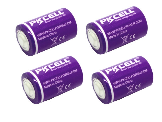 ER14250 4-pack Litiumbatteri 3,6V ER-14250 1/2AA AA02