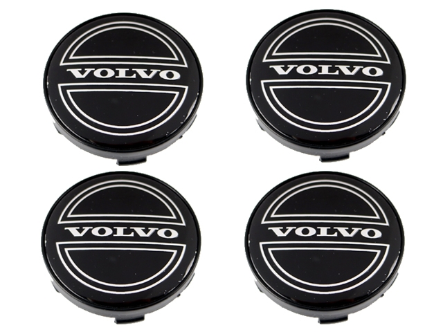 Volvo centrumkåpor till fälgarna 60mm passar 57mm hål 4-pack .