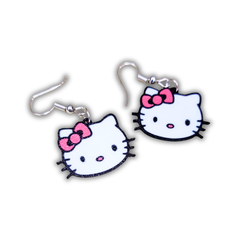 Hello Kitty-formede øredobber