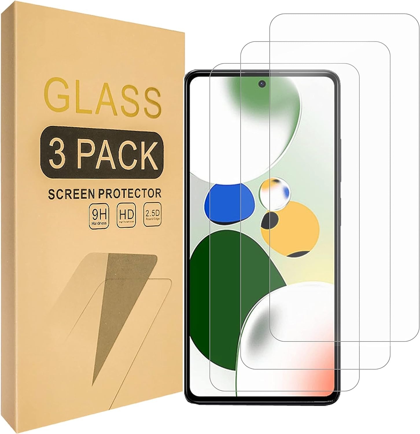 3x Skjermbeskytter i herdet glass til Xiaomi Mi 12 PRO