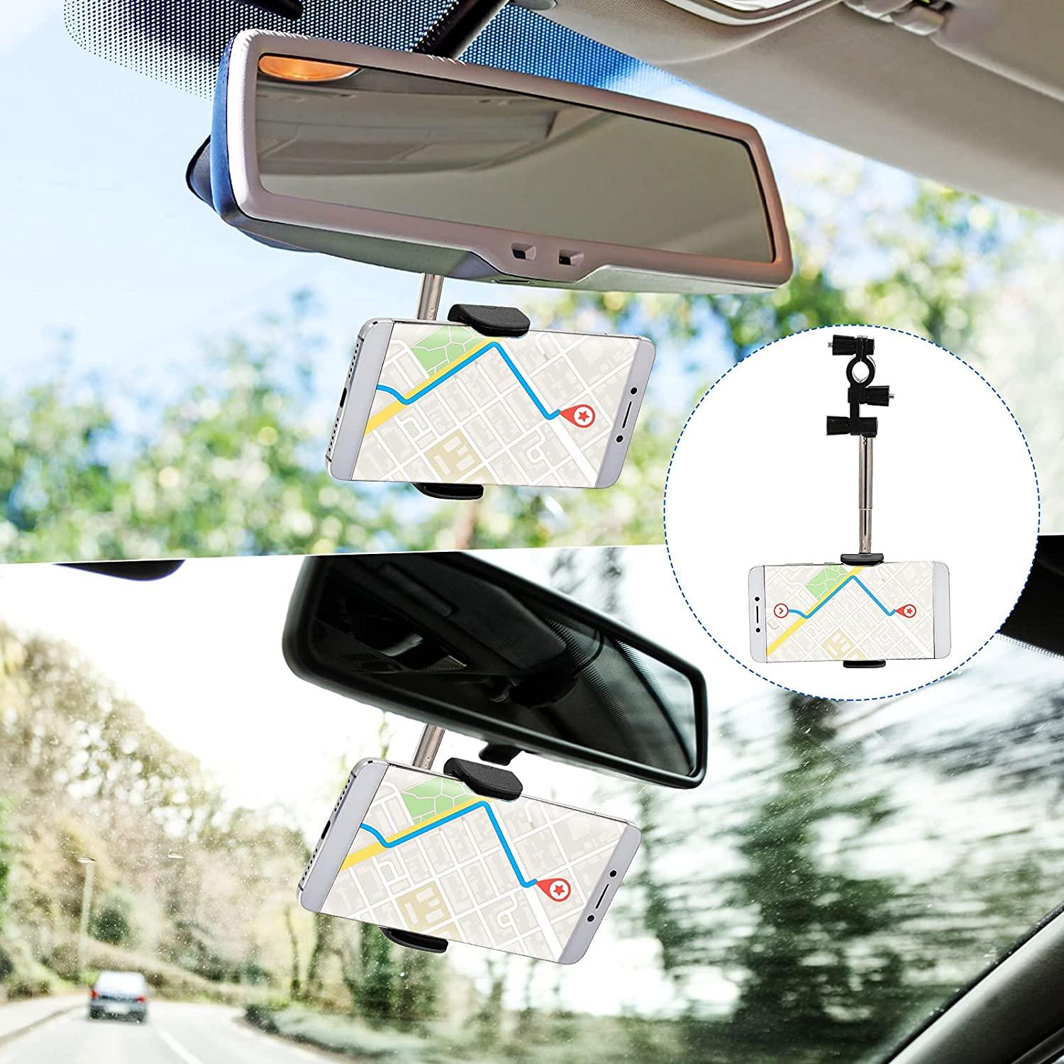 Mobilholder til bakspejlet - teleskopisk
