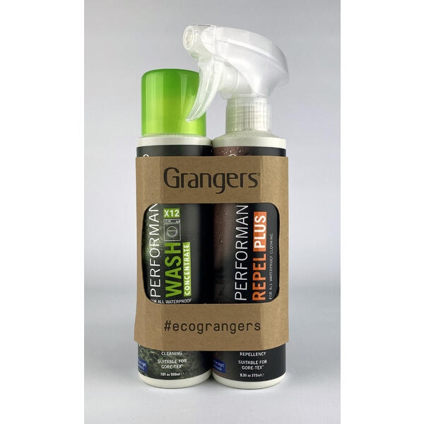 GRANGERS PERF WASH 300 ML+ REPELL SPRAY-ON 300 ML, impregnering skalplagg