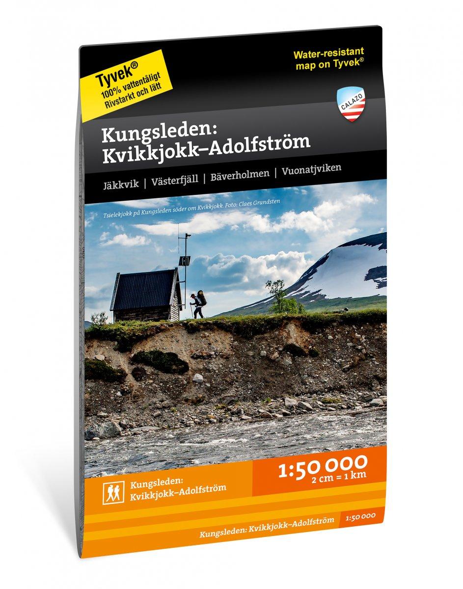 CALAZO Kungsleden: Kvikkjokk - Adolfström 1:50.000