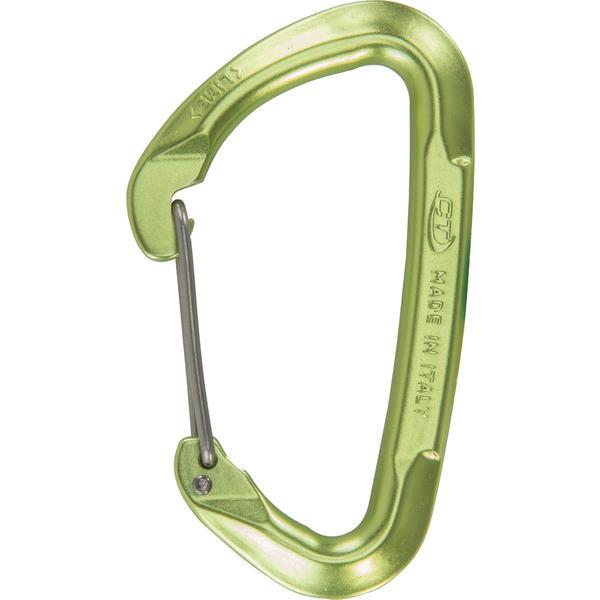 CLIMBING TECNOLOGY LIME W WIREGATE CARBINER lime