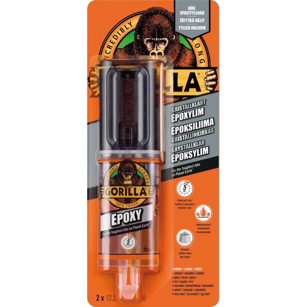 GORILLA EPOXYLIM 25 ML, expoxylim, tvåkomponentslim