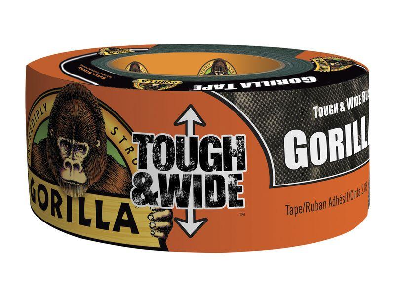 GORILLA TAPE SVART TOUGH & WIDE 73 mm x 27 meter