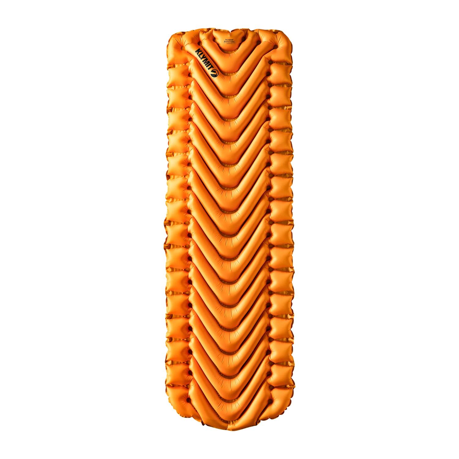KLYMIT INSULATED STATIC V LITE SLEEPING PAD mango orange, liggunderlag