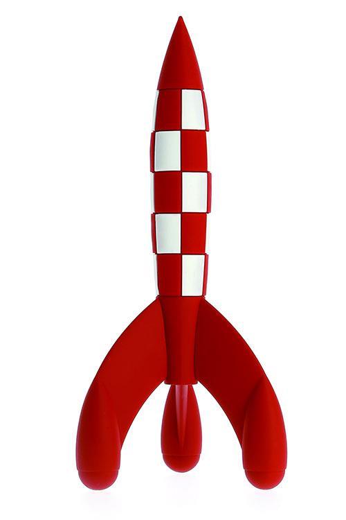 Tintin - Klassisk måneraket 17 cm