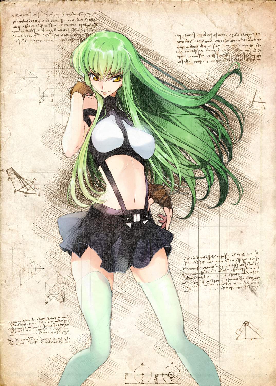 A3 Print - Code Geass - C.C