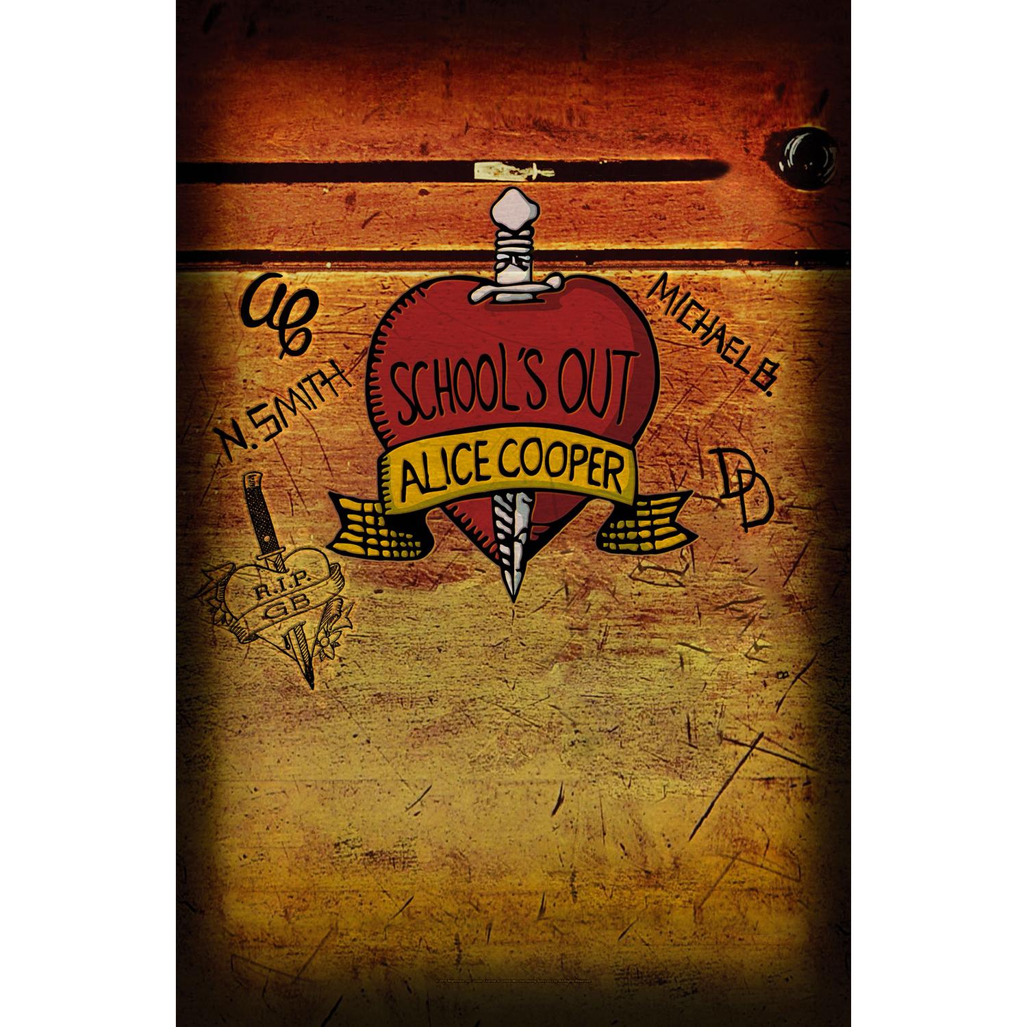 Posterflagga - Alice Cooper - Schools Out