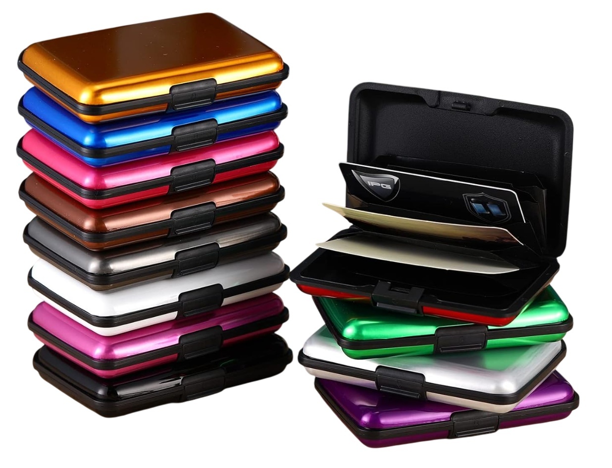 Korthållare i Aluminium. RÖD