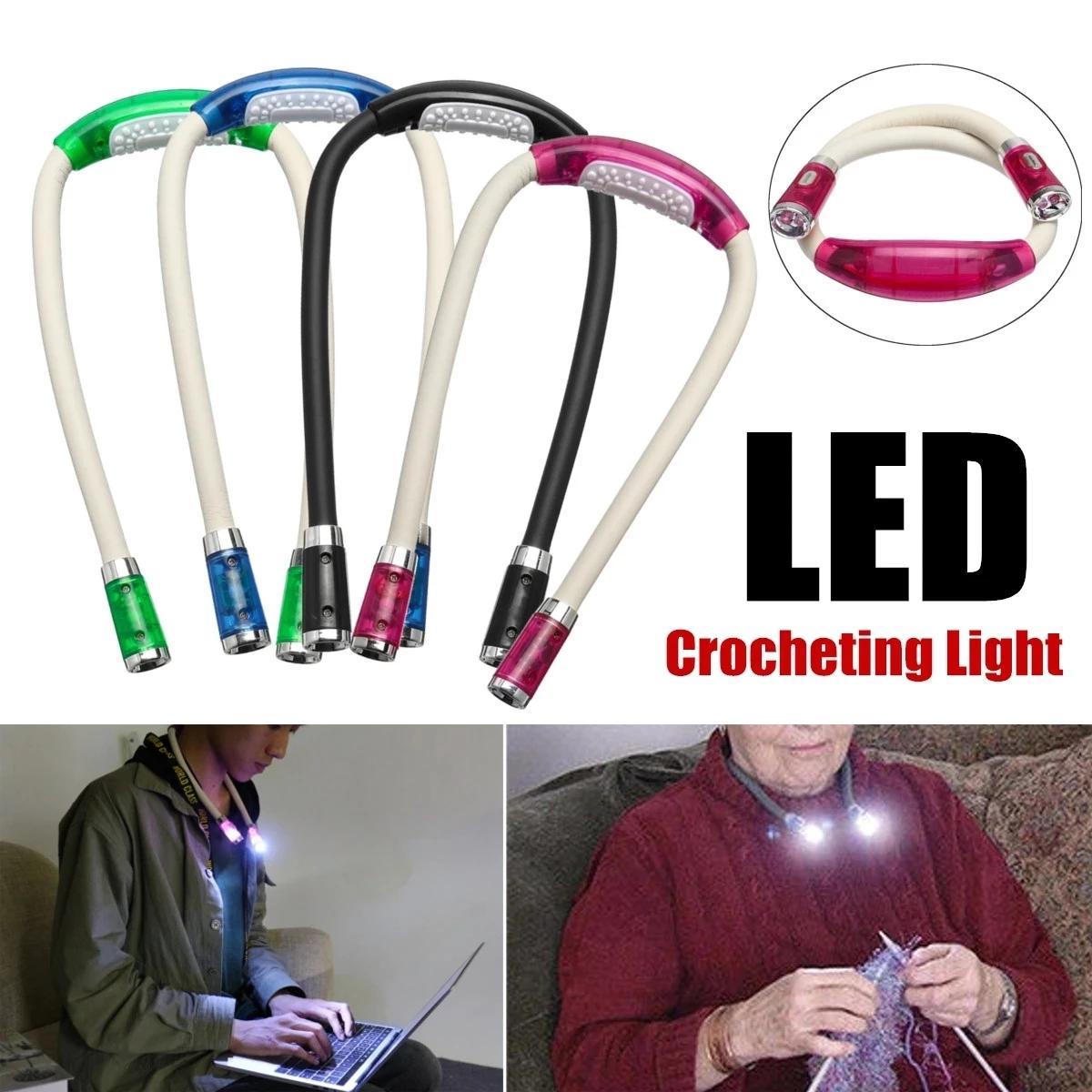 Bokljus Flexibel Handsfree Led Neck Light Läslampa Nattljus