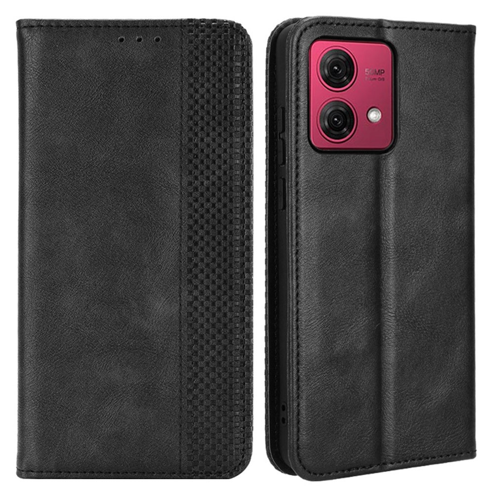 SKALO Motorola Moto G84 Embossed Premium Plånboksfodral