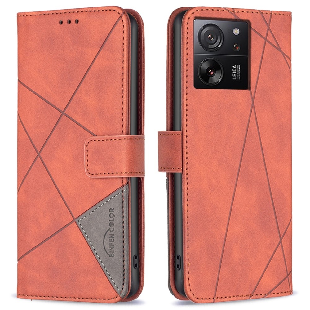 13T/13T Pro BINFEN COLOR Embossed Plånboksfodral
