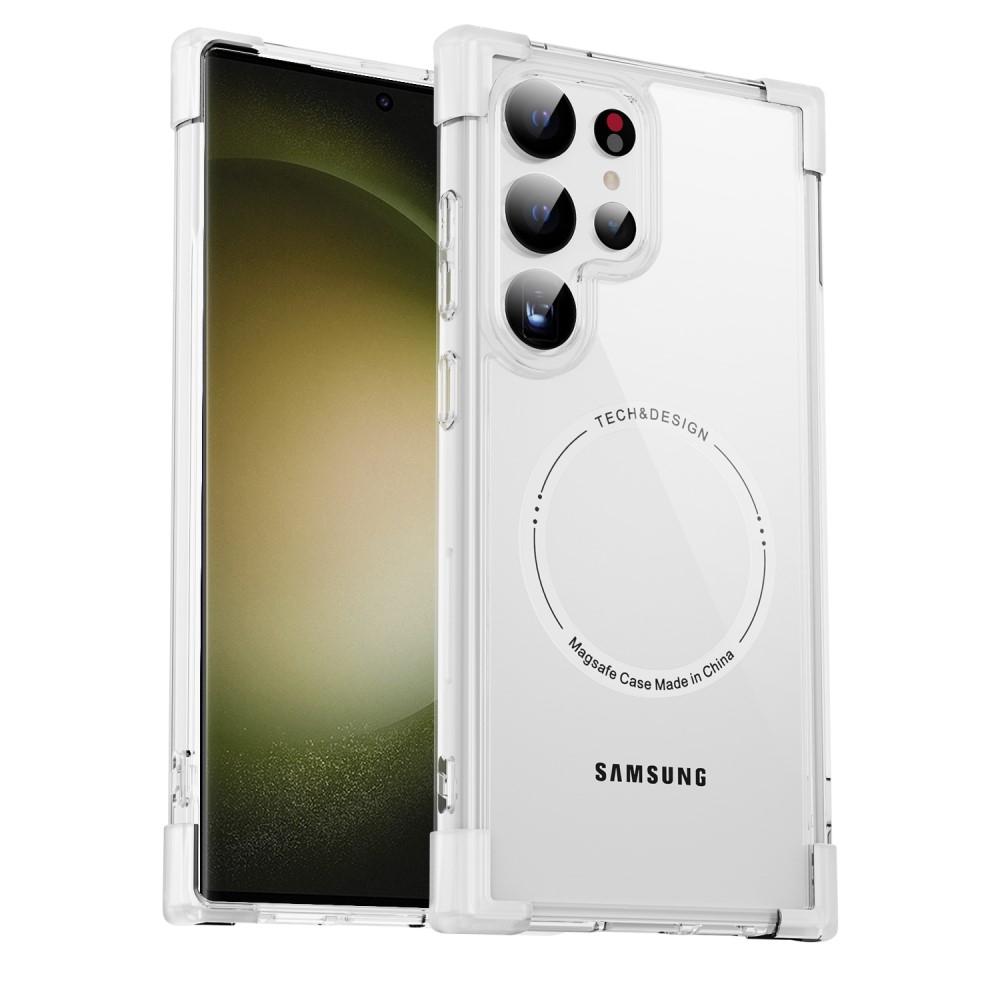 SKALO Samsung S24 Ultra Extra strong Magnetring Bumper TPU-skal