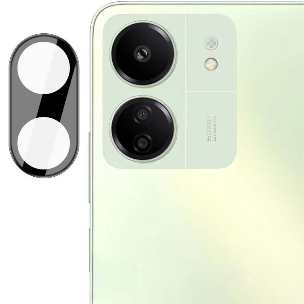 2-PACK SKALO Xiaomi Redmi 13C 3D Linsskydd/Kameraskydd Härdat Glas