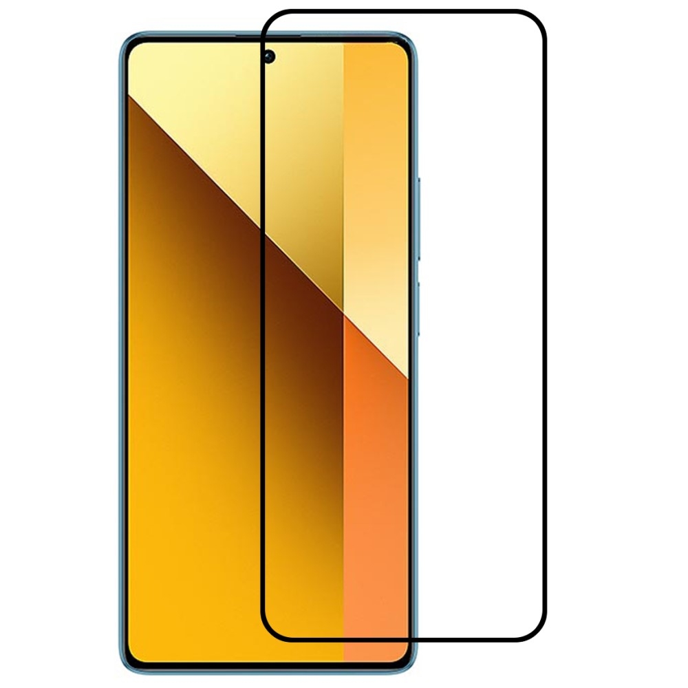 SKALO Xiaomi Redmi Note 13 Heltäckande Skärmskydd Härdat Glas