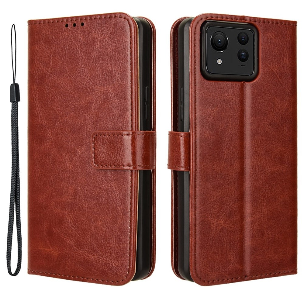 SKALO Asus Zenfone 11 Ultra Crazy Horse Plånbok PU Läder
