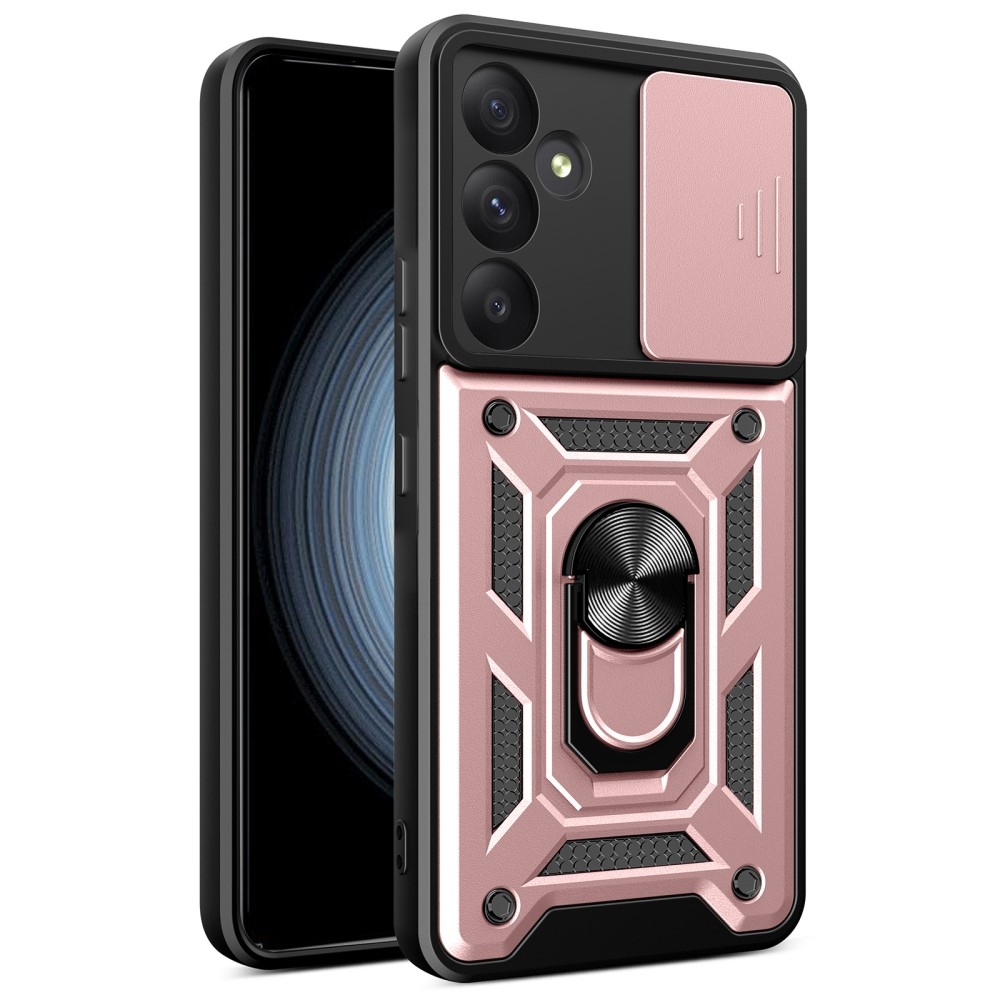 SKALO Samsung A55 Armor Hybrid Metallring Kameraslider