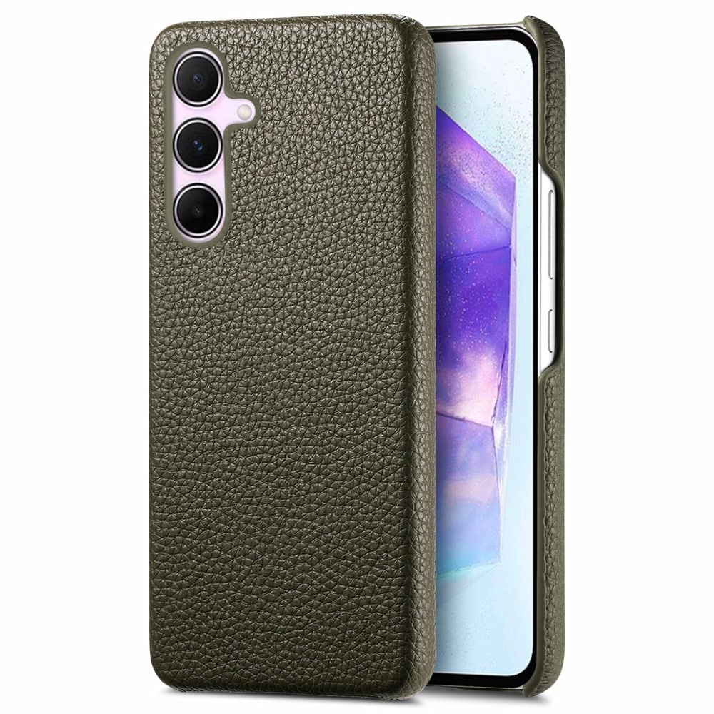 SKALO Samsung A55 PU-Läder Litchi Skal