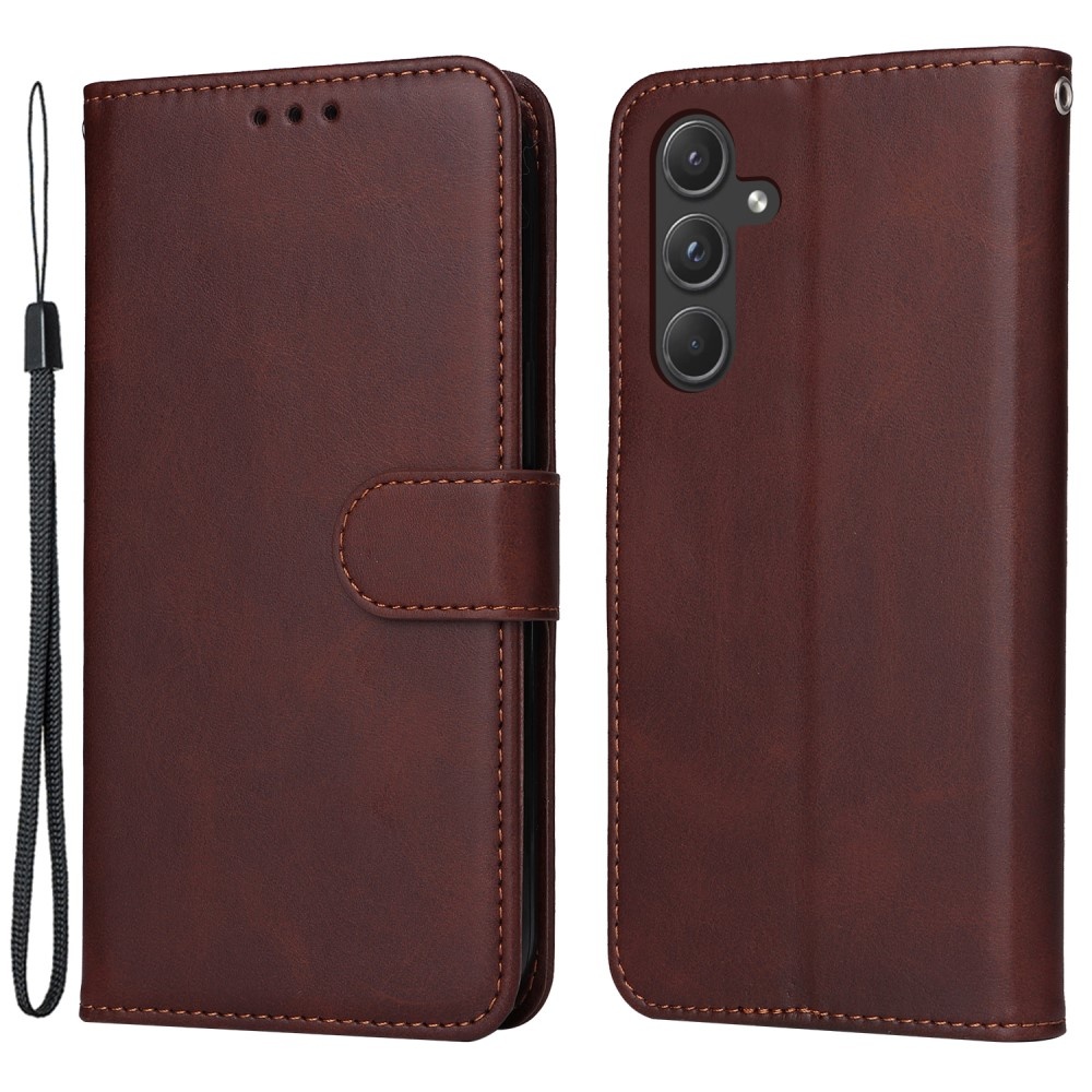 SKALO Samsung A55 5G PU-Läder Plånboksfodral