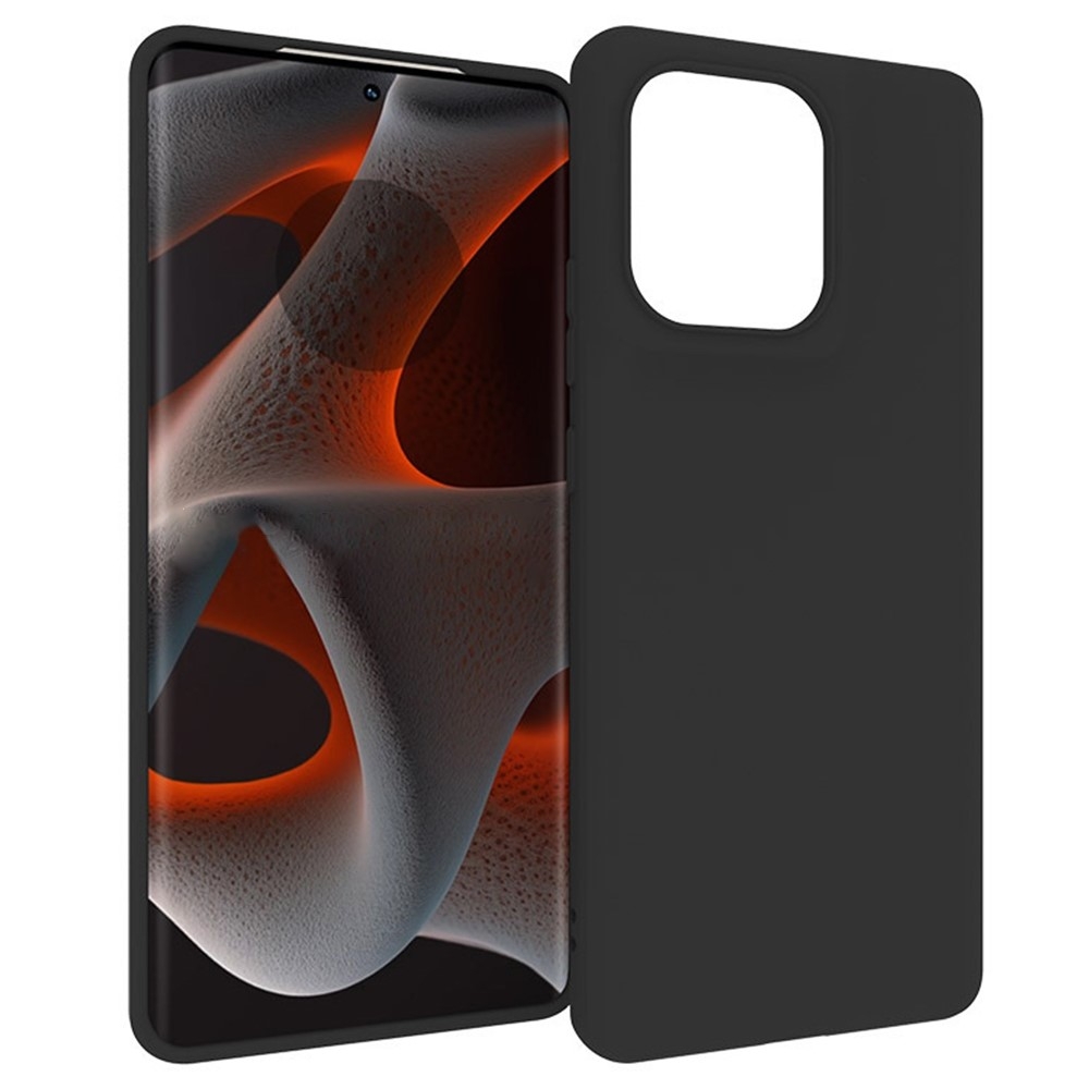 SKALO Motorola Edge 50 Pro Mattsvart Ultratunn TPU-Skal