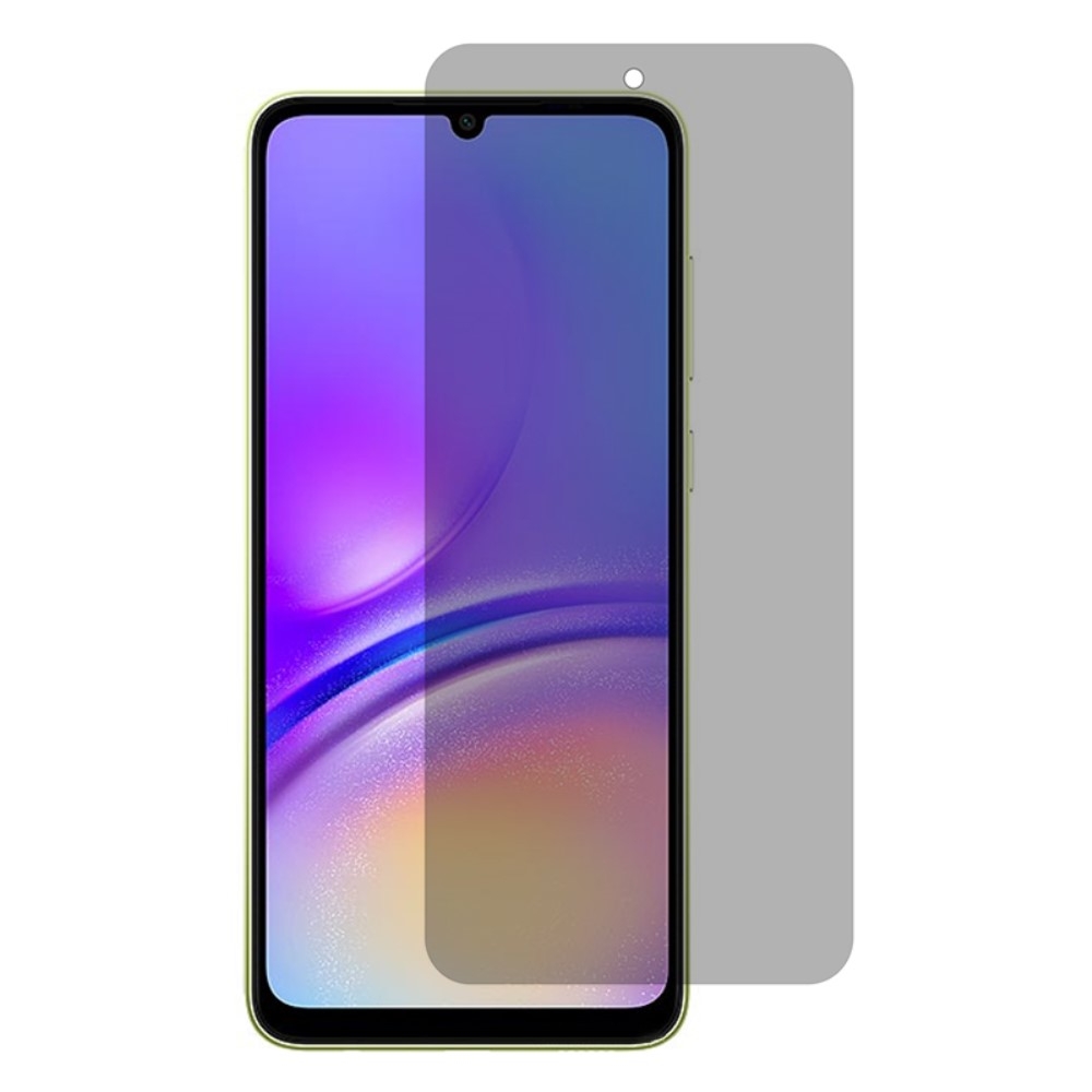 2-PACK SKALO Samsung Galaxy A05s Privacy Skärmskydd Härdat Glas - Svart