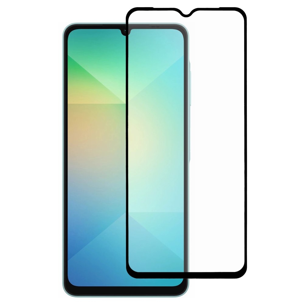 2-PACK SKALO Samsung Galaxy A16 Heltäckande Skärmskydd Härdat Glas - Svart