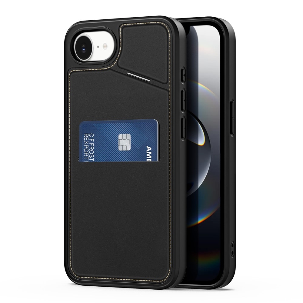 DUX DUCIS iPhone 16e Rafi II Series Skal med Korthållare - Svart