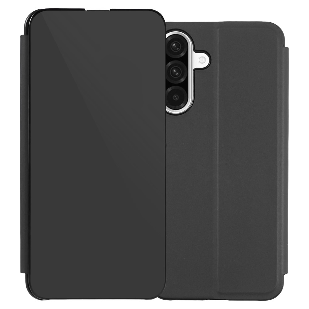 SKALO Samsung A36 5G Clear View Plånboksfodral - Svart
