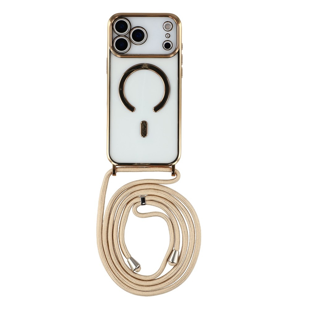 SKALO iPhone 17 Pro TPU Color Edge Halsband Skal - Guld