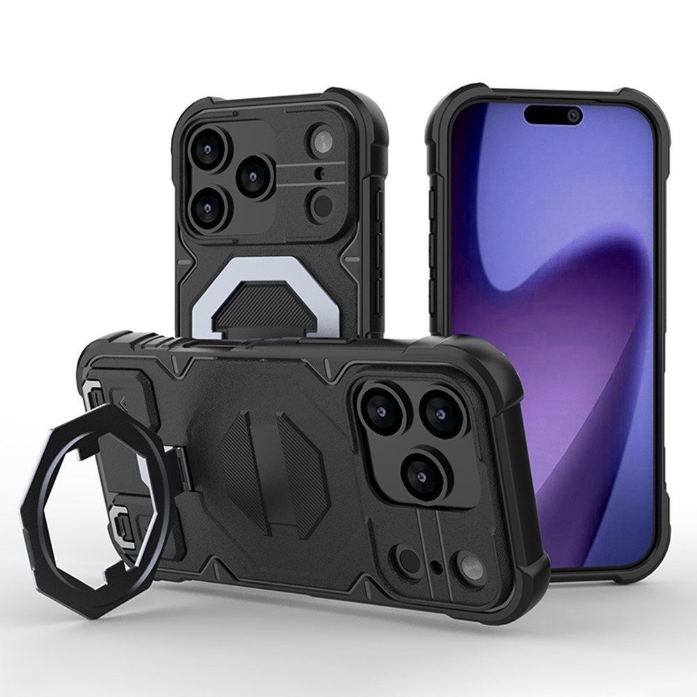 SKALO iPhone 17 Pro Max Armor Matrix Skal - Svart