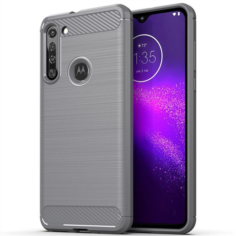 Stöttåligt Armor Carbon TPU-skal Moto G8 Power