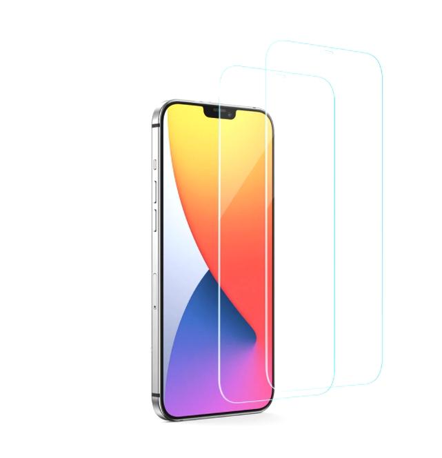 2-PACK SKALO iPhone 12 Skärmskydd i Härdat glas