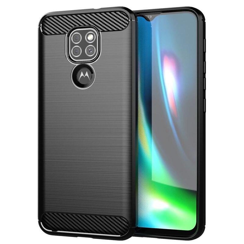 Stöttåligt Armor Carbon TPU-skal Moto G9 Play / Moto E7 Plus
