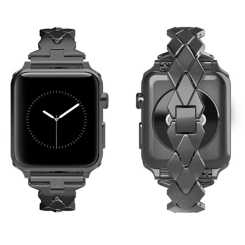 SKALO Metallarmband "Flätad" Apple Watch Series 1-3 42mm