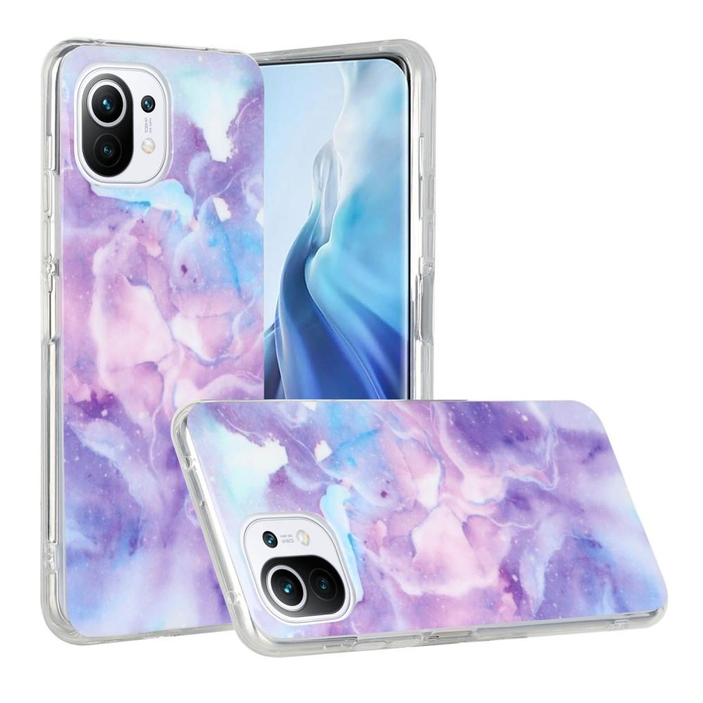 SKALO Xiaomi Mi 11 Lite Marmor TPU-skal - Motiv 1