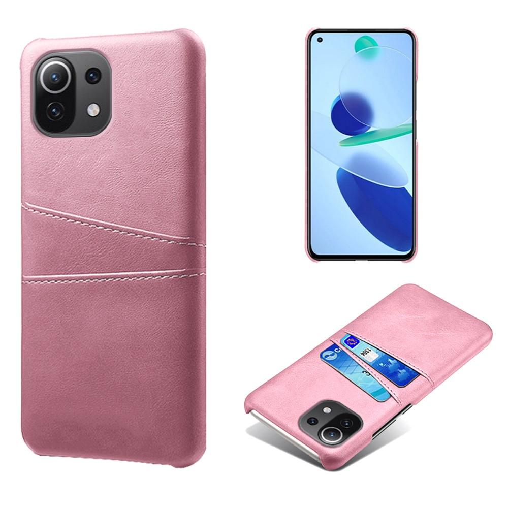 SKALO Xiaomi Mi 11 Lite PU-Läder Korthållare Skal