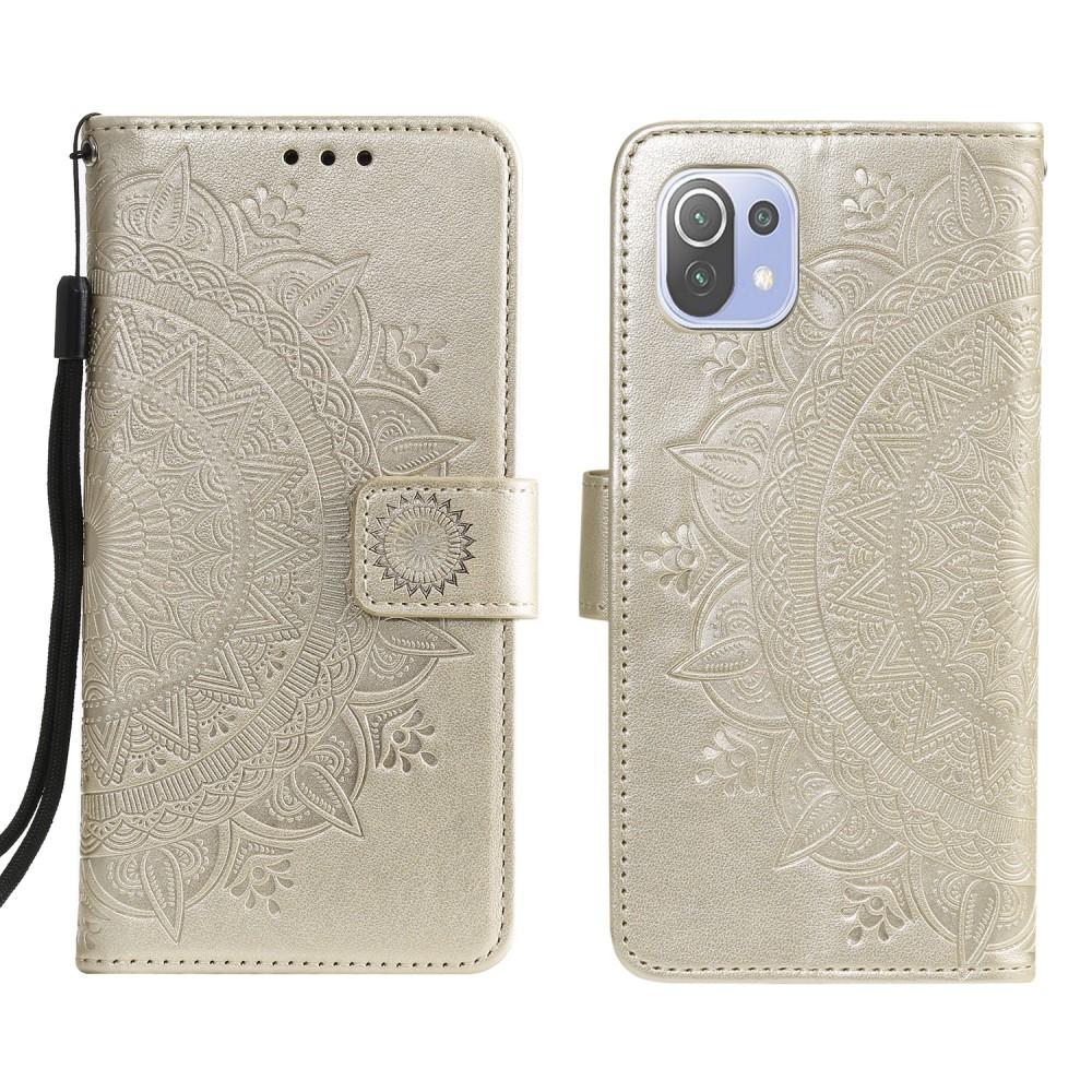 SKALO Xiaomi Mi 11 Lite Mandala Plånboksfodral
