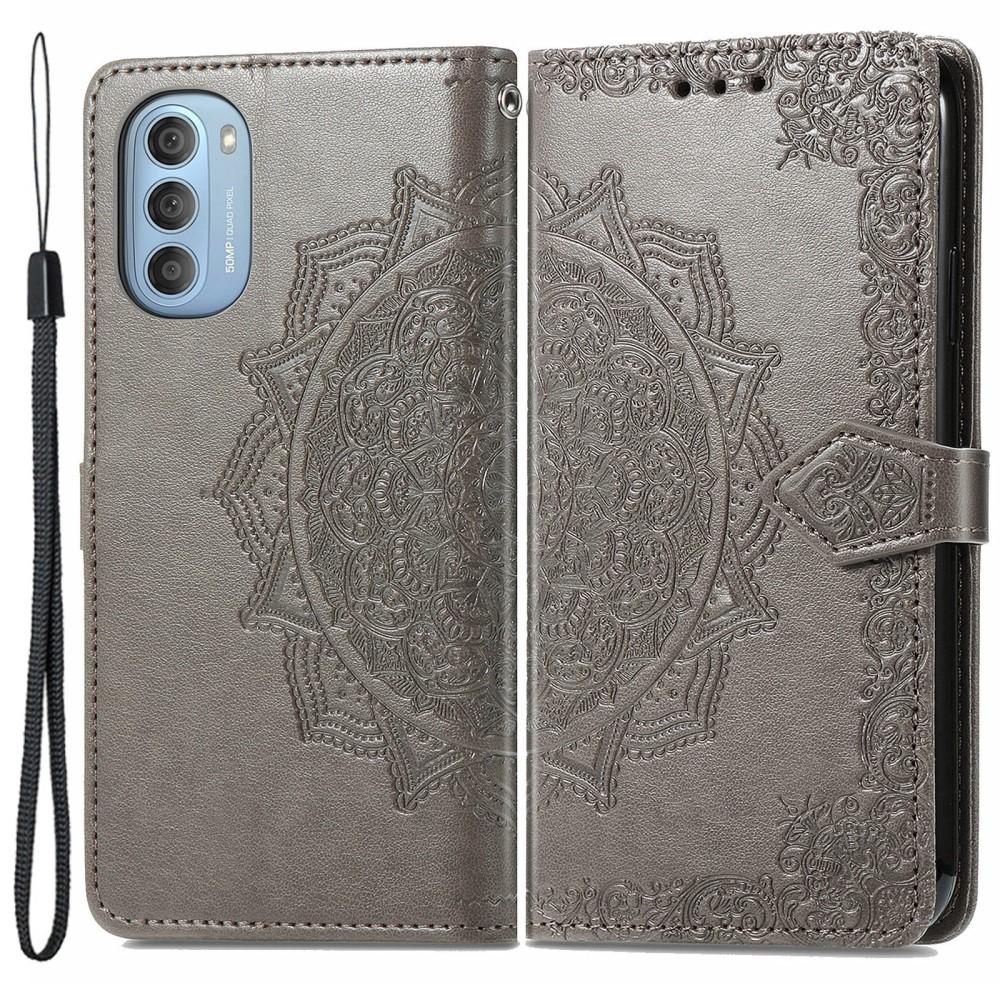 SKALO Moto G51 Mandala Plånboksfodral