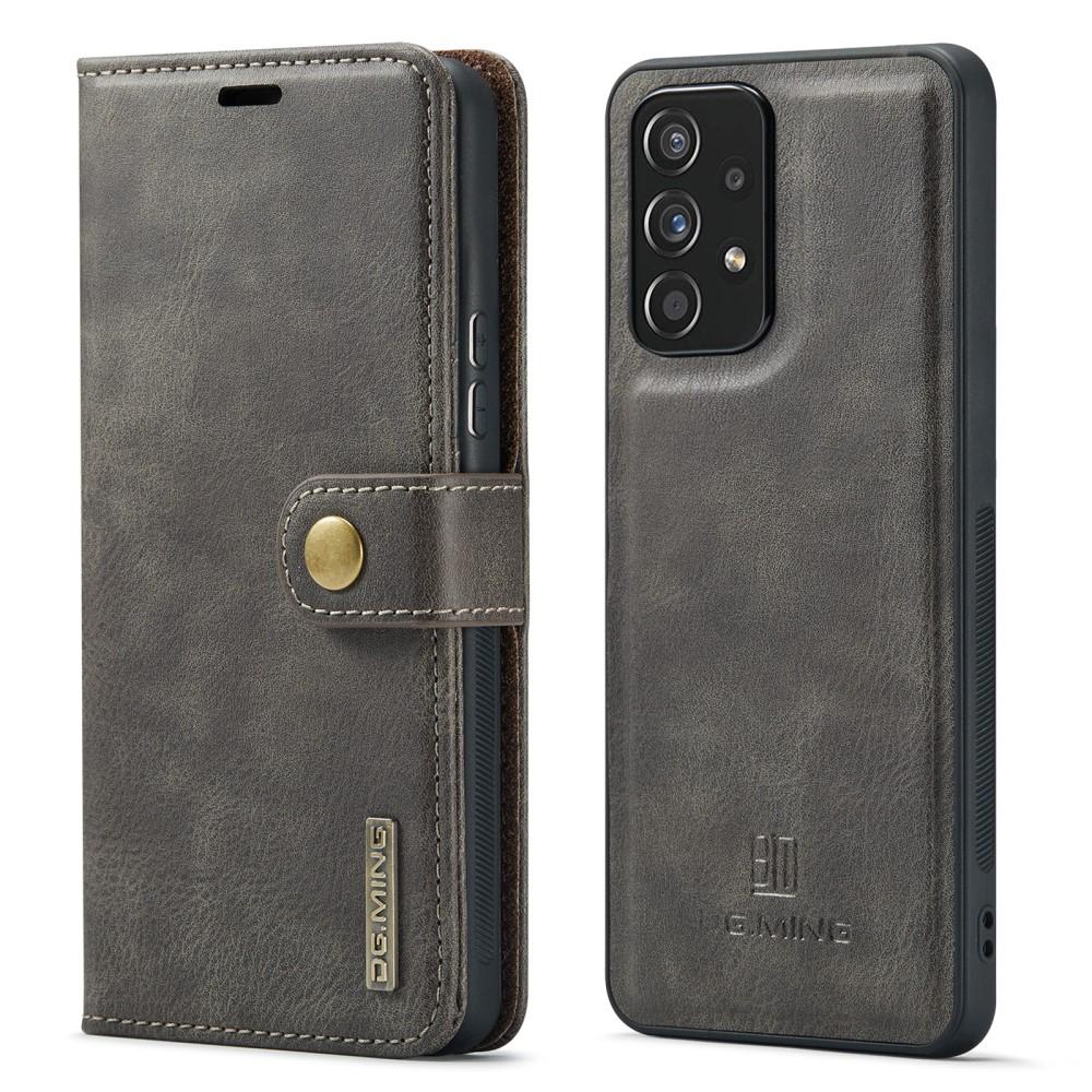 DG MING Samsung A53 5G 2-i-1 Magnet Plånboksfodral - Grå