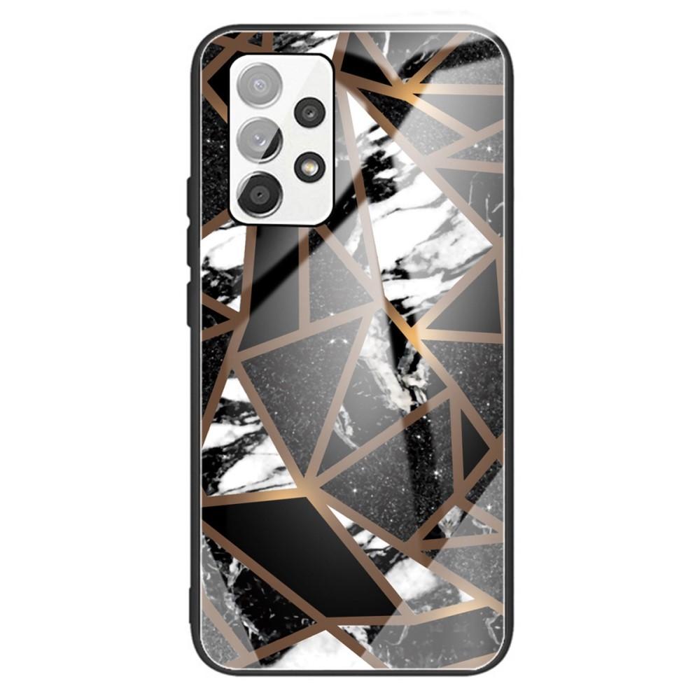 SKALO Samsung A13 Marmor Härdat Glas TPU-skal - Motiv 8
